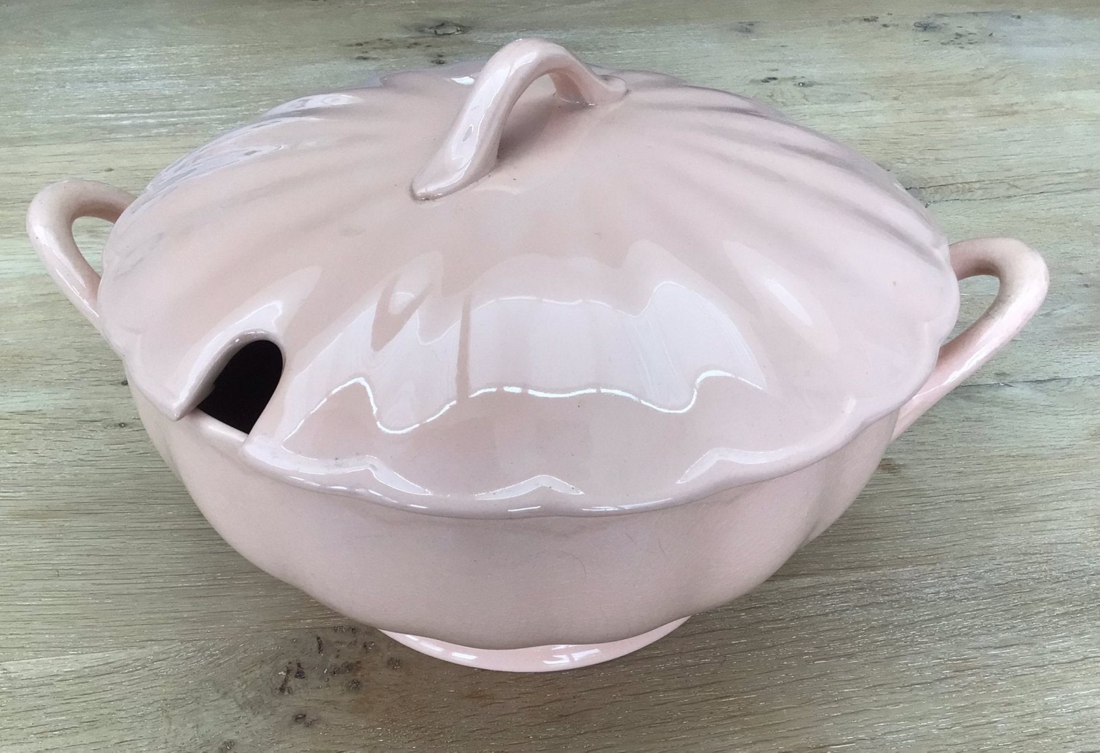 Vintage Grindley Peach Petal grote soepterrine, Ophalen of Verzenden