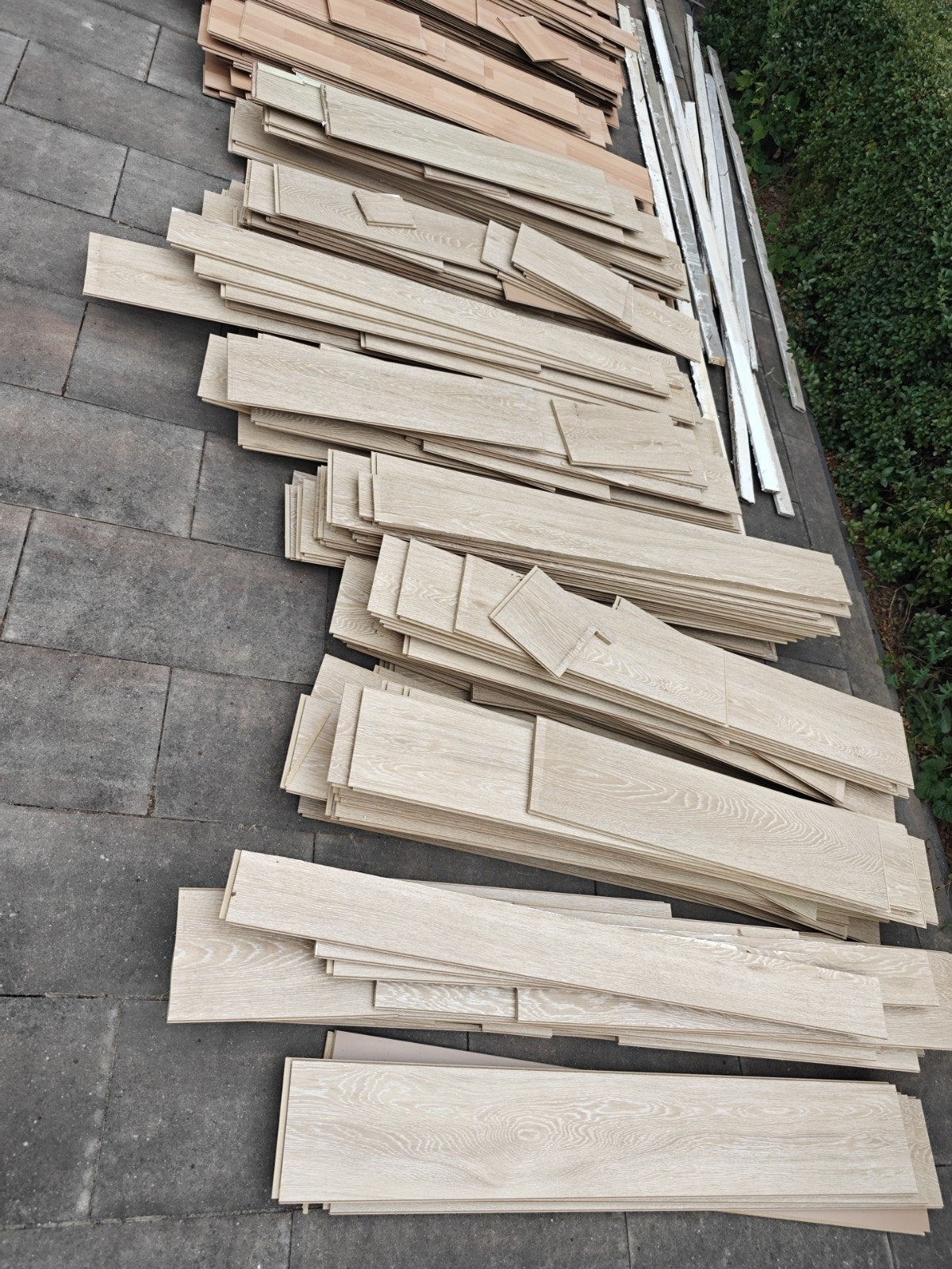 Gebruikt laminaat, diverse afmetingen, Ophalen, Gebruikt, 50 tot 150 cm, 10 m² of meer