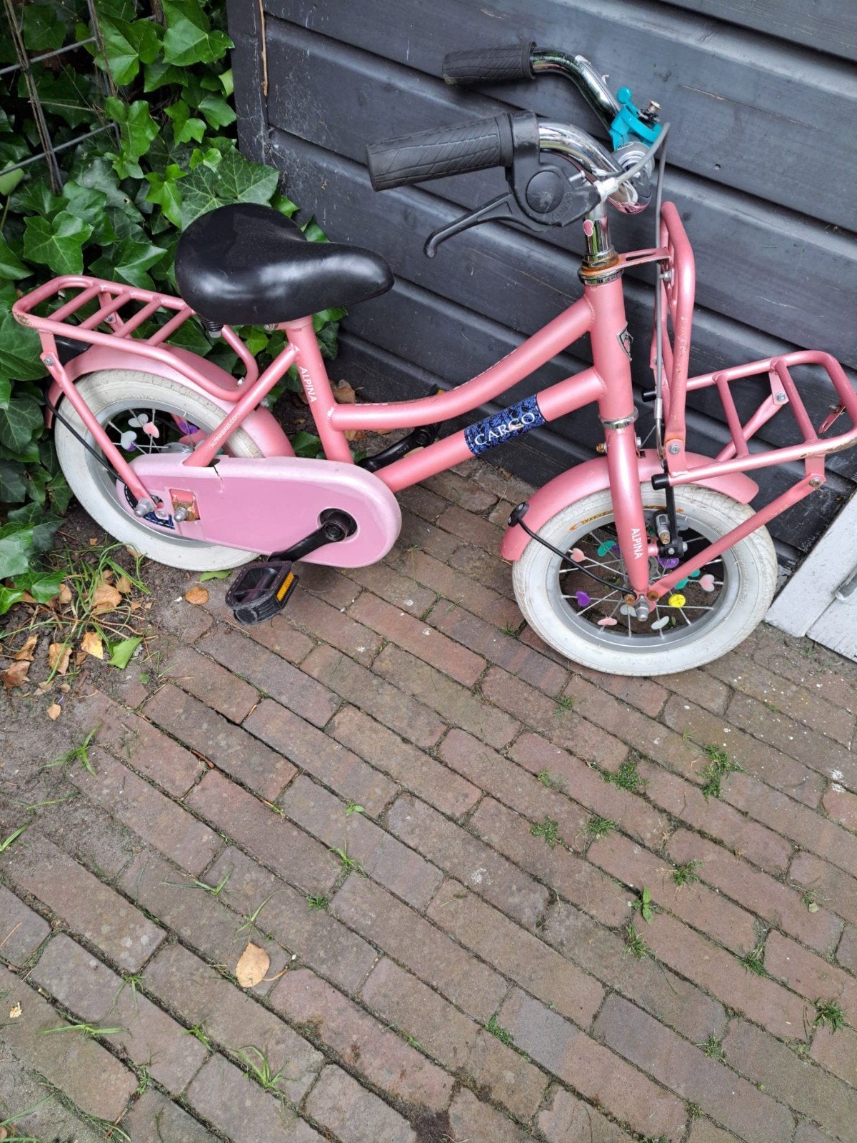 Alpina Cargo fiets 12inch, Fietsen en Brommers, Fietsen | Kinderfietsjes, Ophalen, Gebruikt, Minder dan 16 inch