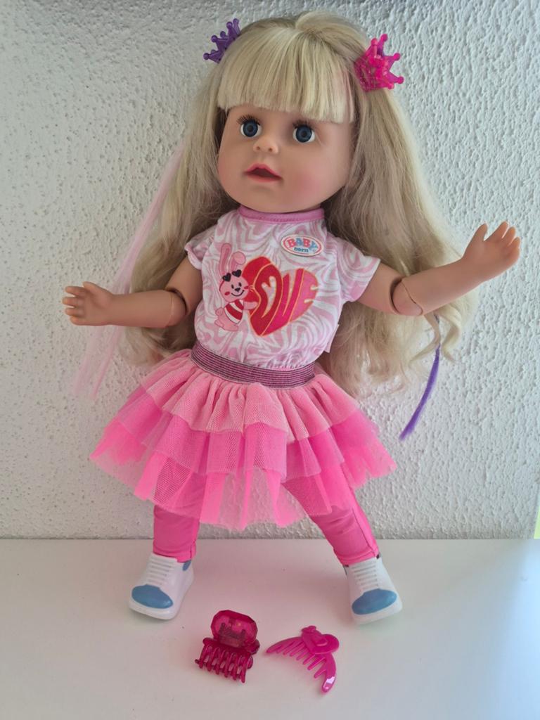 Baby Born pop Grote Carla Zus Sister Babyborn, Ophalen of Verzenden, Zo goed als nieuw, Babypop