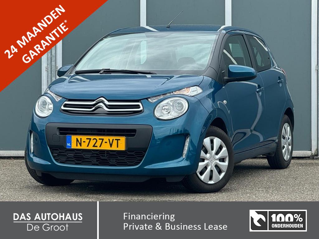 Citroën C1 1.0 VTi 72pk Feel | NL auto | Bluetooth | AC | A, Auto's, Keurmerk '100% Onderhouden', 12 maanden, Stof, Gebruikt
