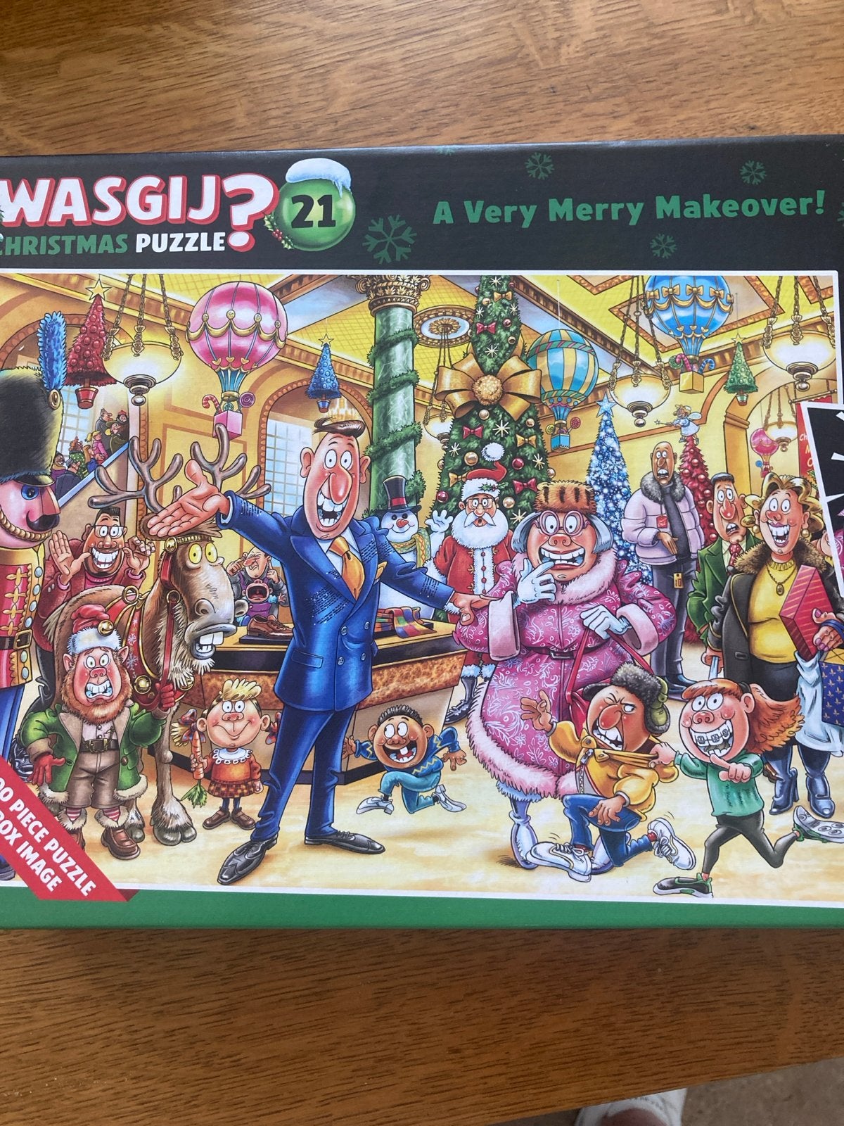 Wasgij? Christmas 2 puzzels in een doos., Ophalen, 500 t/m 1500 stukjes, Zo goed als nieuw, Legpuzzel