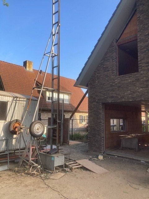 bouwlift 220 volt, Ophalen, Gebruikt, Bouwlift