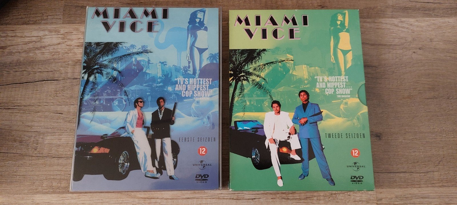 Miami Vice - Seizoen 1 & 2 DVD Boxset, Cd's en Dvd's, Misdaad, Nederlands, Seizoen 1, Ophalen of Verzenden