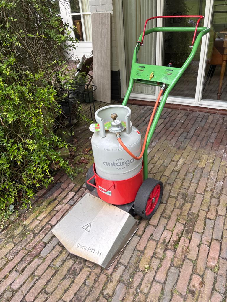 HOAF therm-HIT 45 Infrarood Onkruidbrander met Gasfles, Ophalen of Verzenden, Zo goed als nieuw