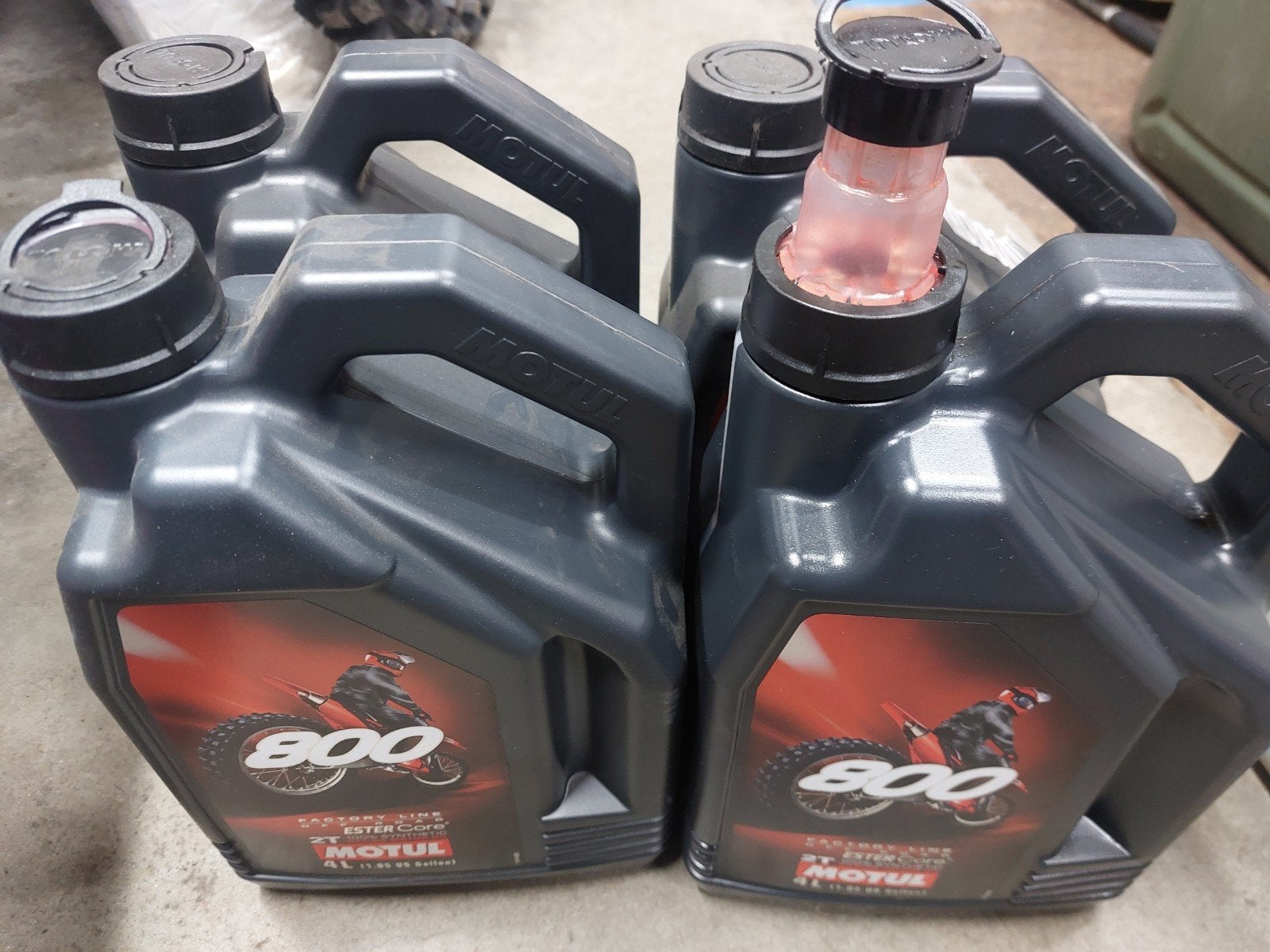 Motul 800 factory line 2takt olie 15,5 liter, Ophalen
