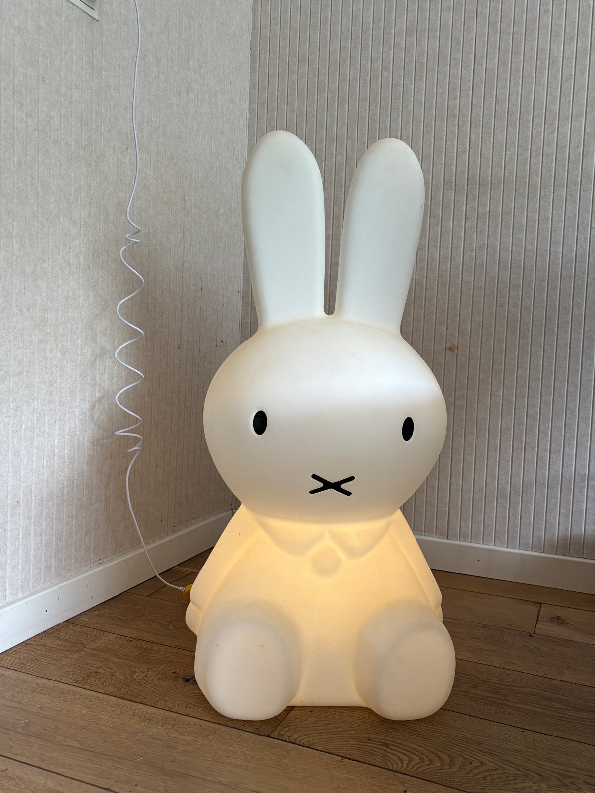 Nijntje XL Lamp 80 cm - Mr Maria LED lamp met dimmer, Ophalen, Wit, Overige merken, Kunststof