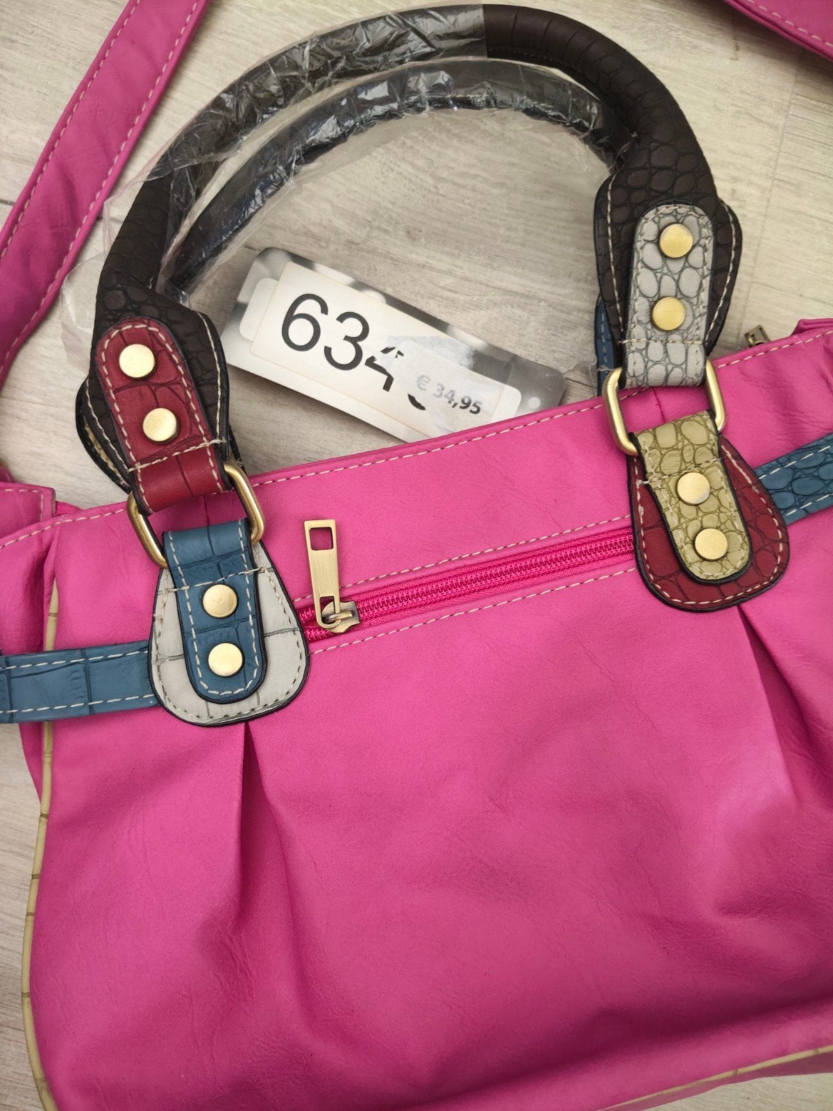 Nieuwe roze tas, 32x23 cm, met schouderband, Ophalen of Verzenden, Nieuw, Roze, Handtas