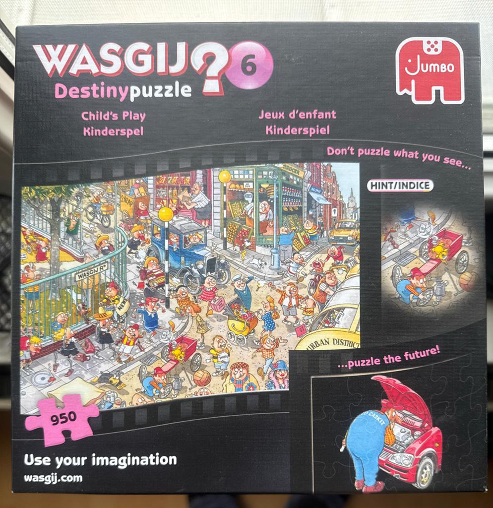 Wasgij Destiny 6: Child's Play 950 stukjes, Ophalen of Verzenden, 500 t/m 1500 stukjes, Gebruikt, Legpuzzel