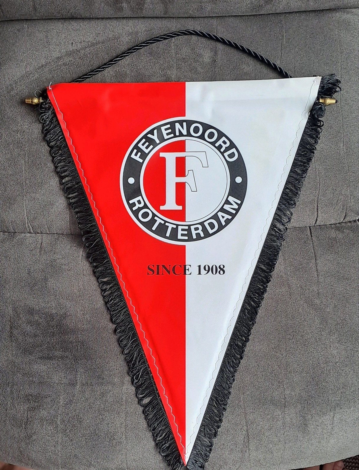 Feyenoord Vaantjes - Rotterdam Since 1908, Verzamelen, Ophalen of Verzenden, Gebruikt, Feyenoord, Vaantje of Sjaal