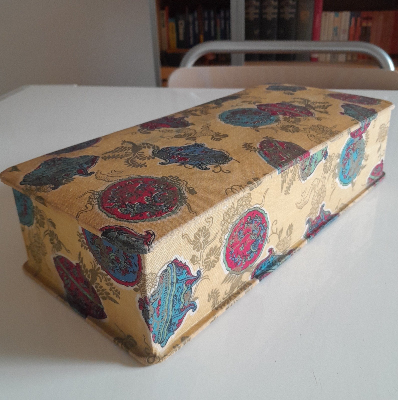 Originele vintage Franse boudoirdoos/opbergdoos, Ophalen of Verzenden