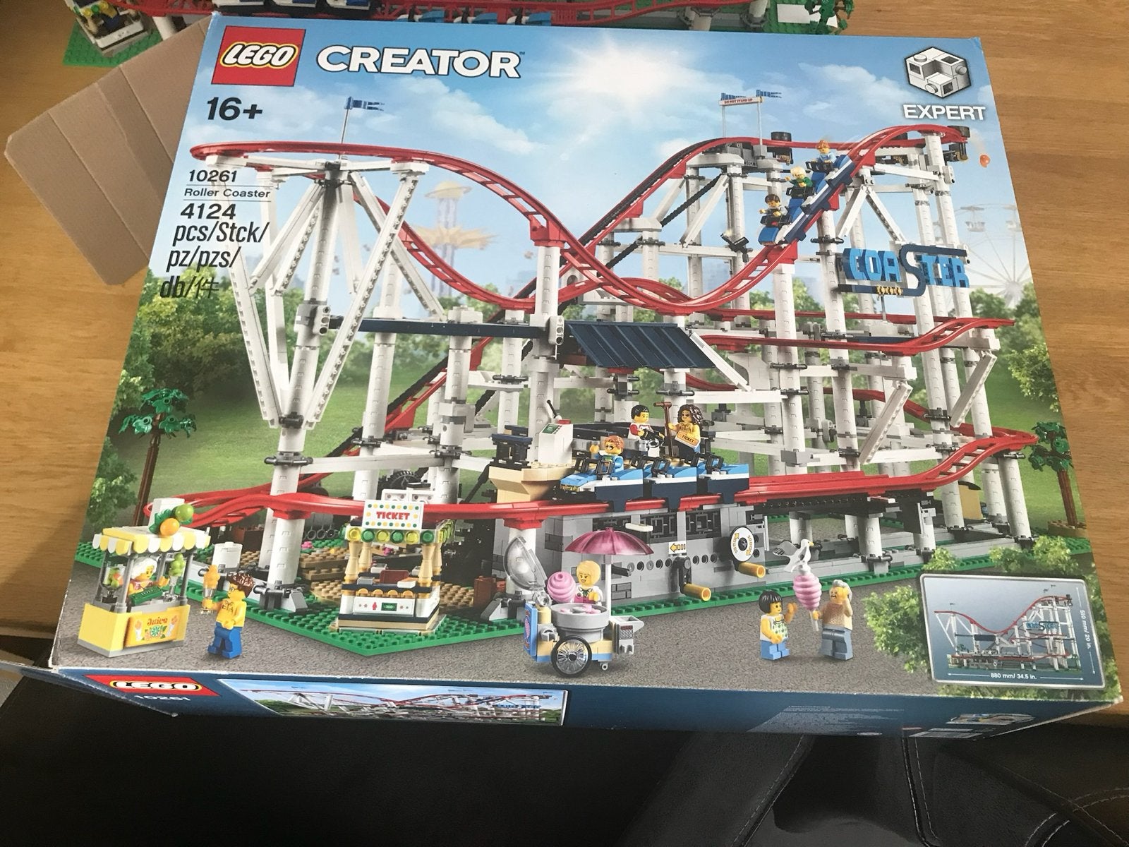 LEGO Creator Expert 10261 Achtbaan - Zo goed als nieuw, Ophalen of Verzenden, Zo goed als nieuw, Overige merken
