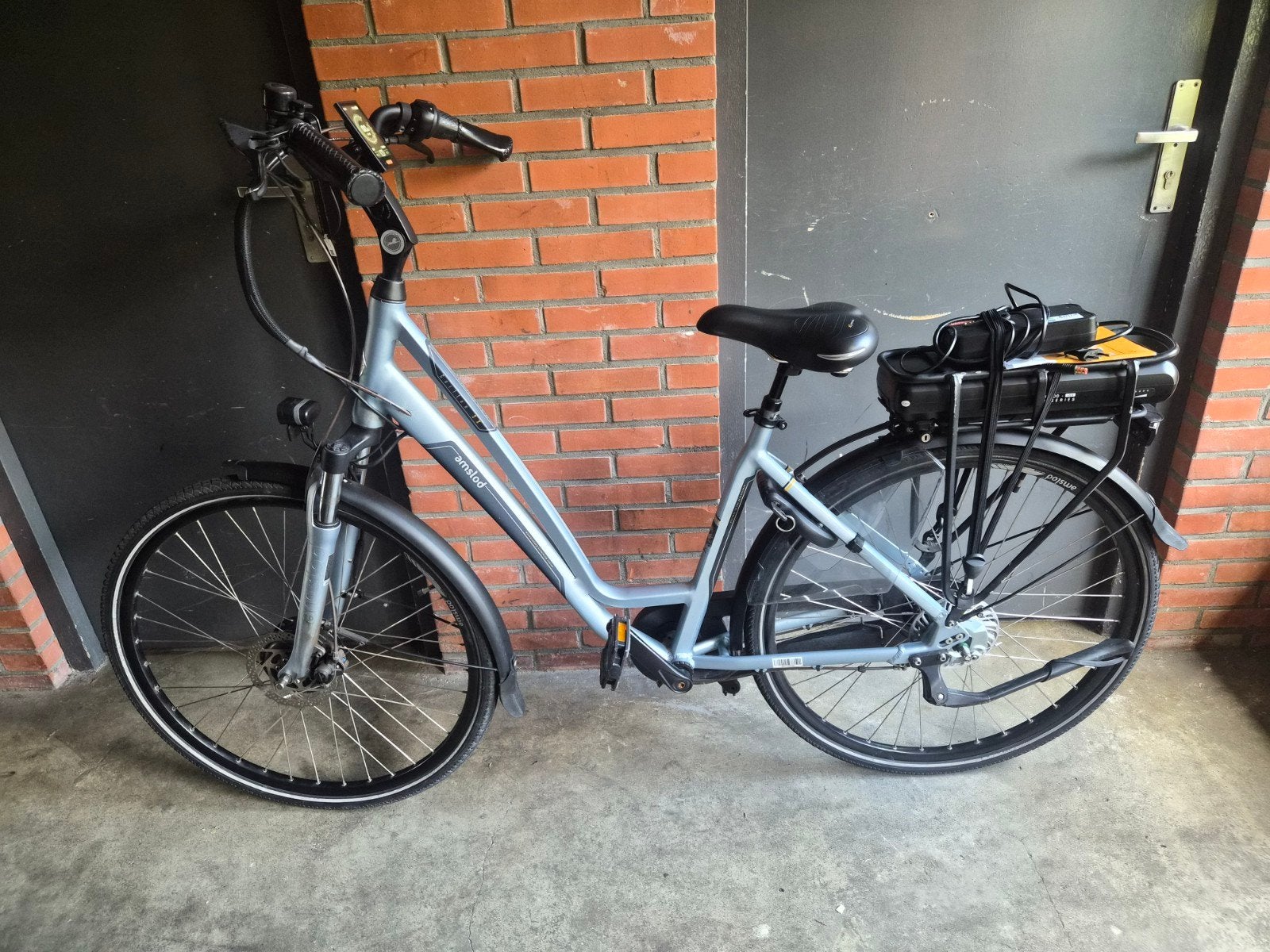Amslod elektrische fiets, Fietsen en Brommers, Elektrische fietsen, 51 tot 55 cm, Ophalen of Verzenden, Zo goed als nieuw, Overige merken