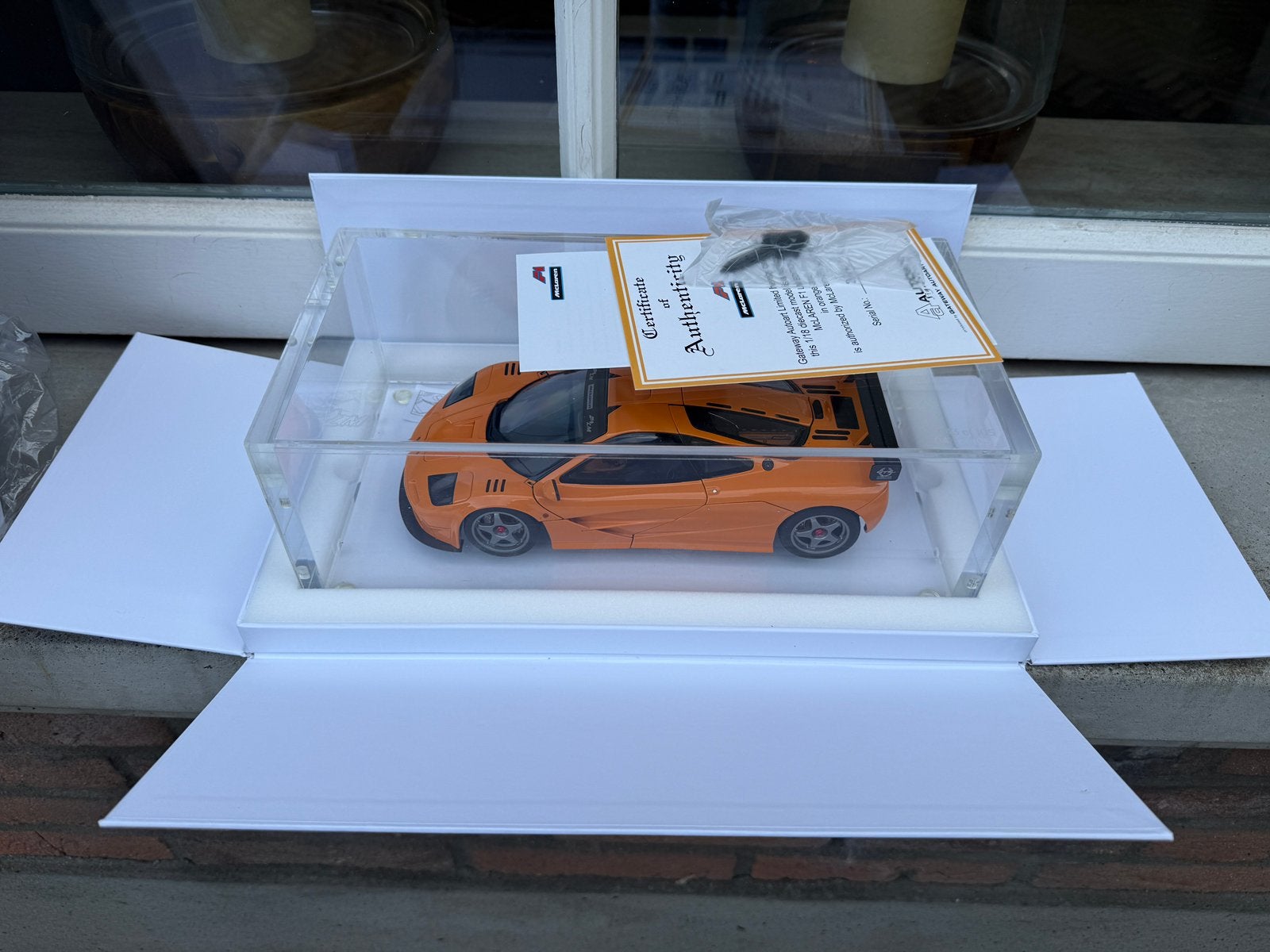 1:18 McLaren F1 LM Edition Historic Orange Autoart 76011, Auto, Autoart, Nieuw, Ophalen of Verzenden