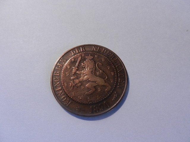 2 1/2 cent 1890, Postzegels en Munten, Ophalen of Verzenden, Koning Willem III, Overige waardes, Losse munt
