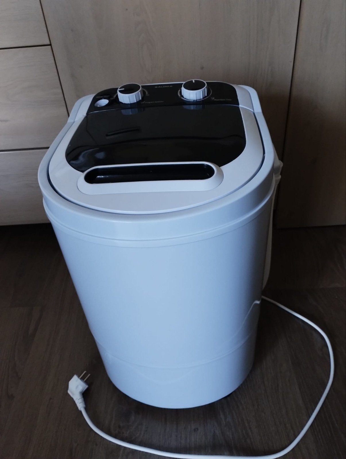 Salora camping wasmachine - zo goed als nieuw, Witgoed en Apparatuur, Wasmachines, Ophalen, Zo goed als nieuw, Bovenlader, Kort programma