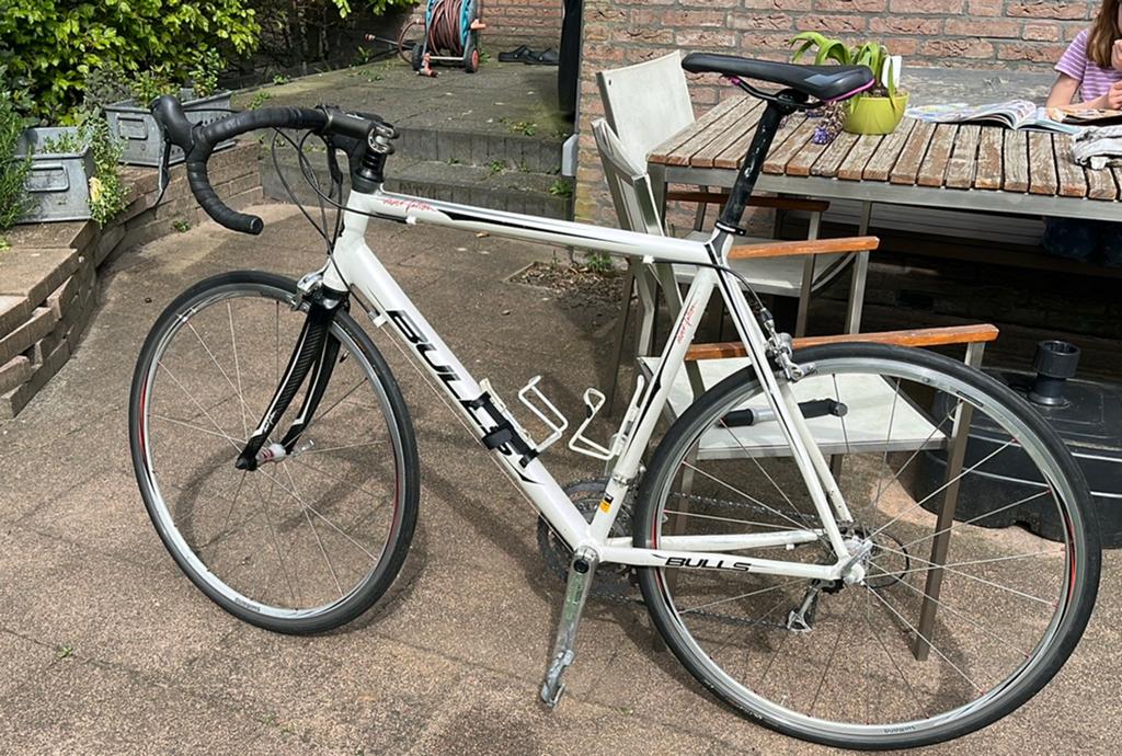 Bulls Desert Falcon racefiets – framemaat 58, Fietsen en Brommers, Fietsen | Racefietsen, 57 tot 61 cm, Ophalen, Zo goed als nieuw