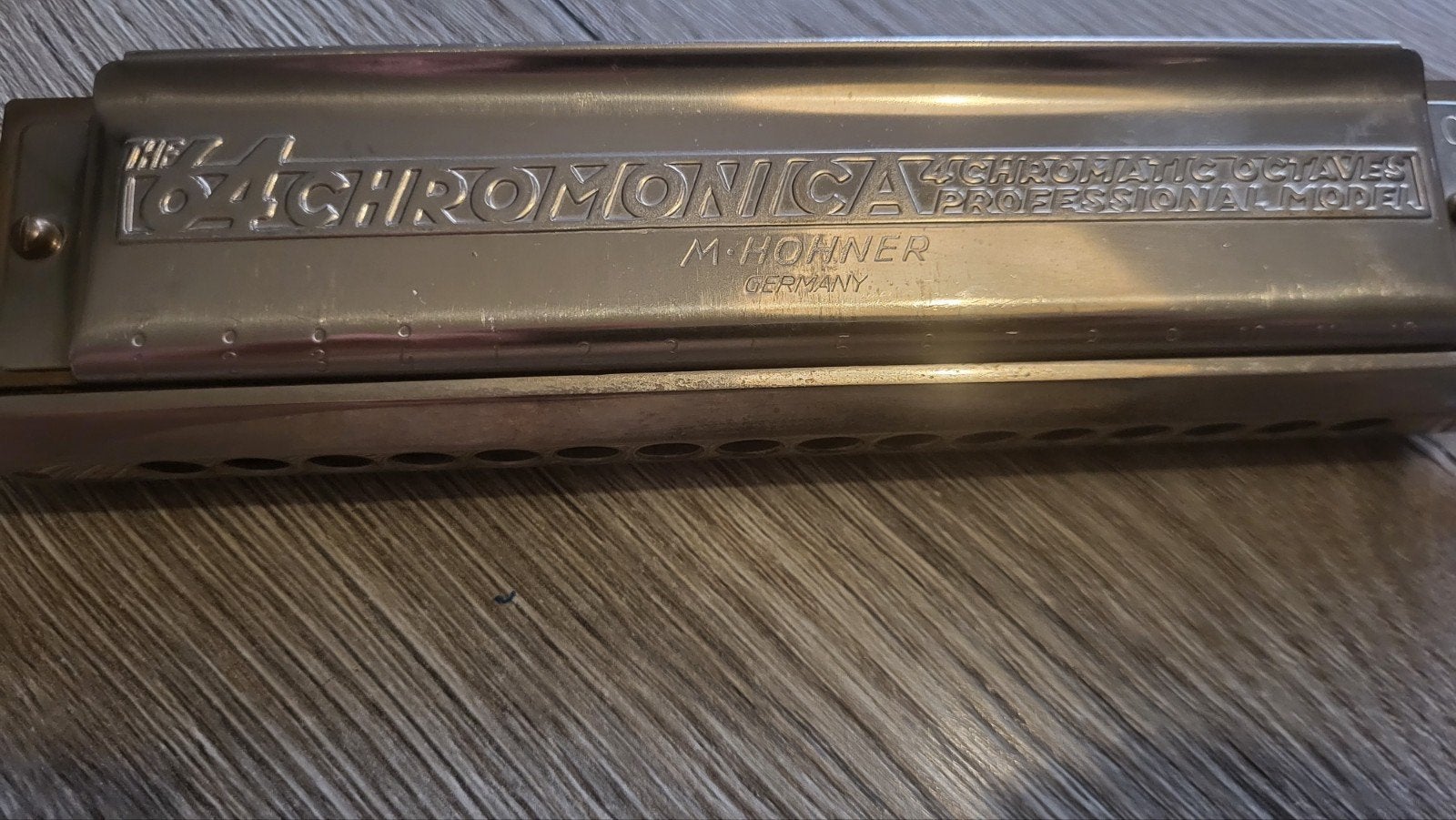 Hohner Chromonica 64 Professional Model Mondharmonica, Ophalen of Verzenden, Gebruikt, Chromatisch, Overige typen