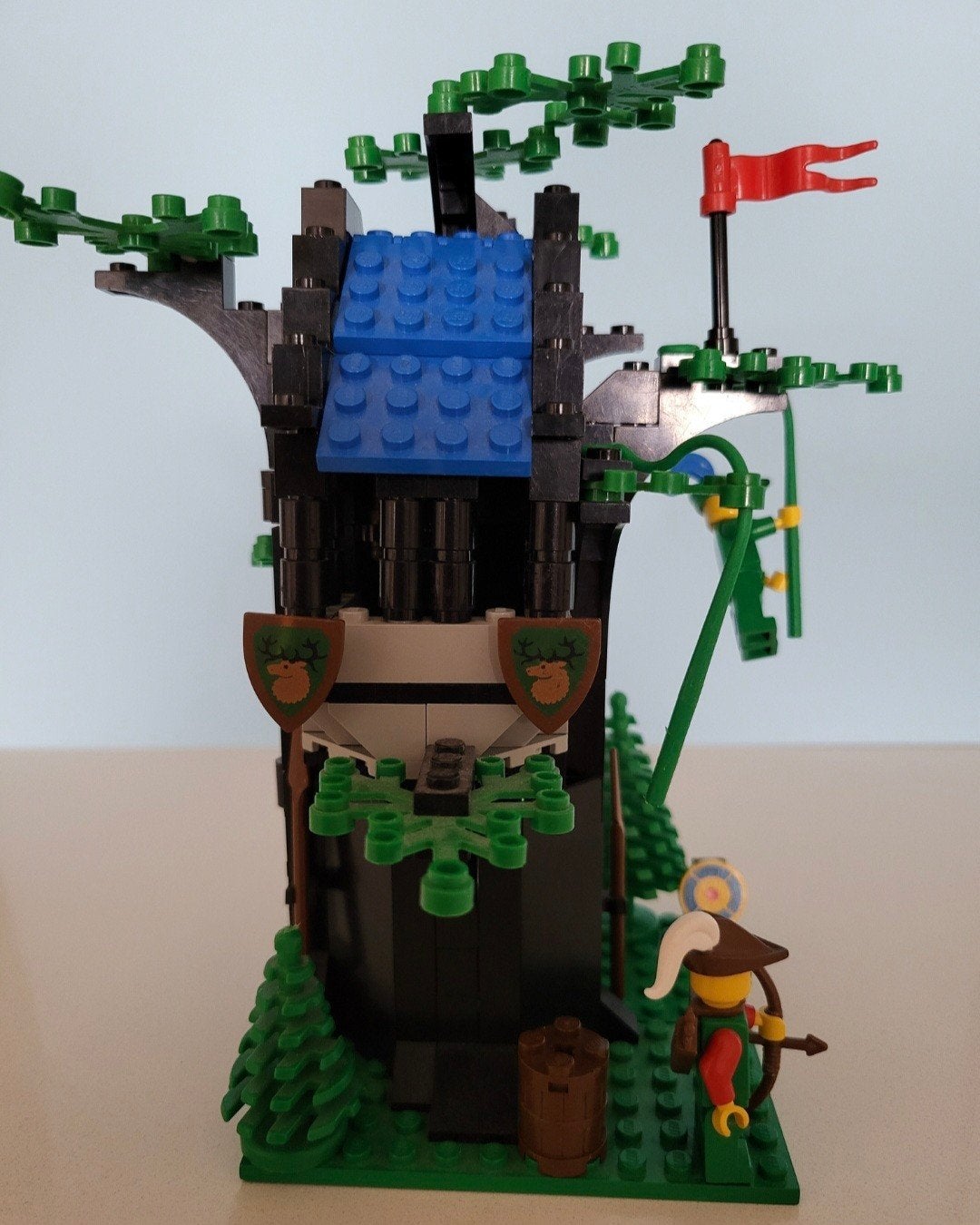 Vintage Lego set Forestmen's hideout 6054, Lego, Ophalen of Verzenden, Zo goed als nieuw, Minifiguur