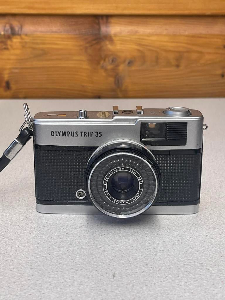 Olympus Trip 35, Audio, Tv en Foto, Fotocamera's Analoog, Ophalen of Verzenden, Zo goed als nieuw, Compact, Olympus