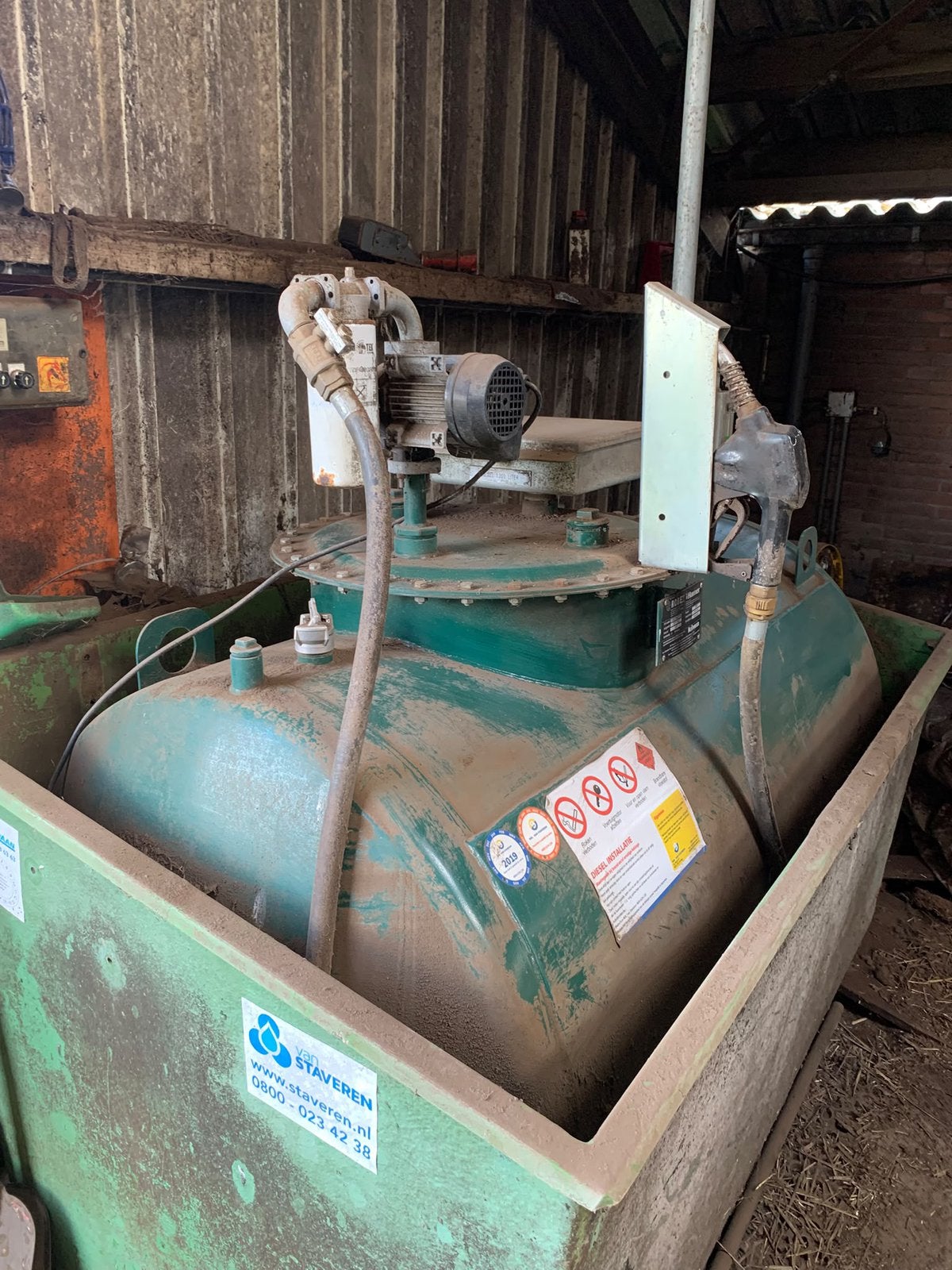 Dieseltank 1200 liter, Ophalen, Overige, Overige typen
