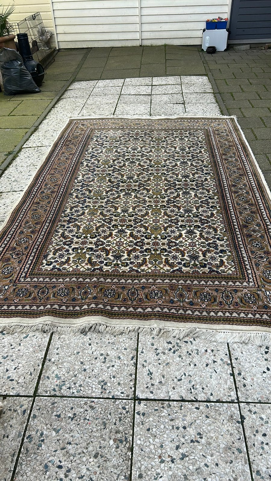 Perzisch Sarouk tapijt  182x278 cm, Ophalen, 200 cm of meer, Zo goed als nieuw, Rechthoekig