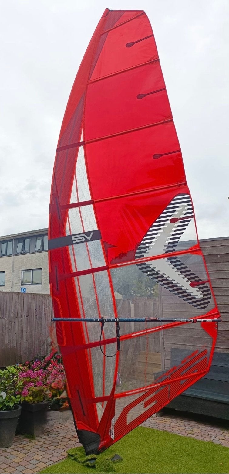 Severne HyperGlide 6, 9.0 m, Watersport en Boten, Windsurfen, Ophalen, 300 cm of meer, Zeil, Gebruikt