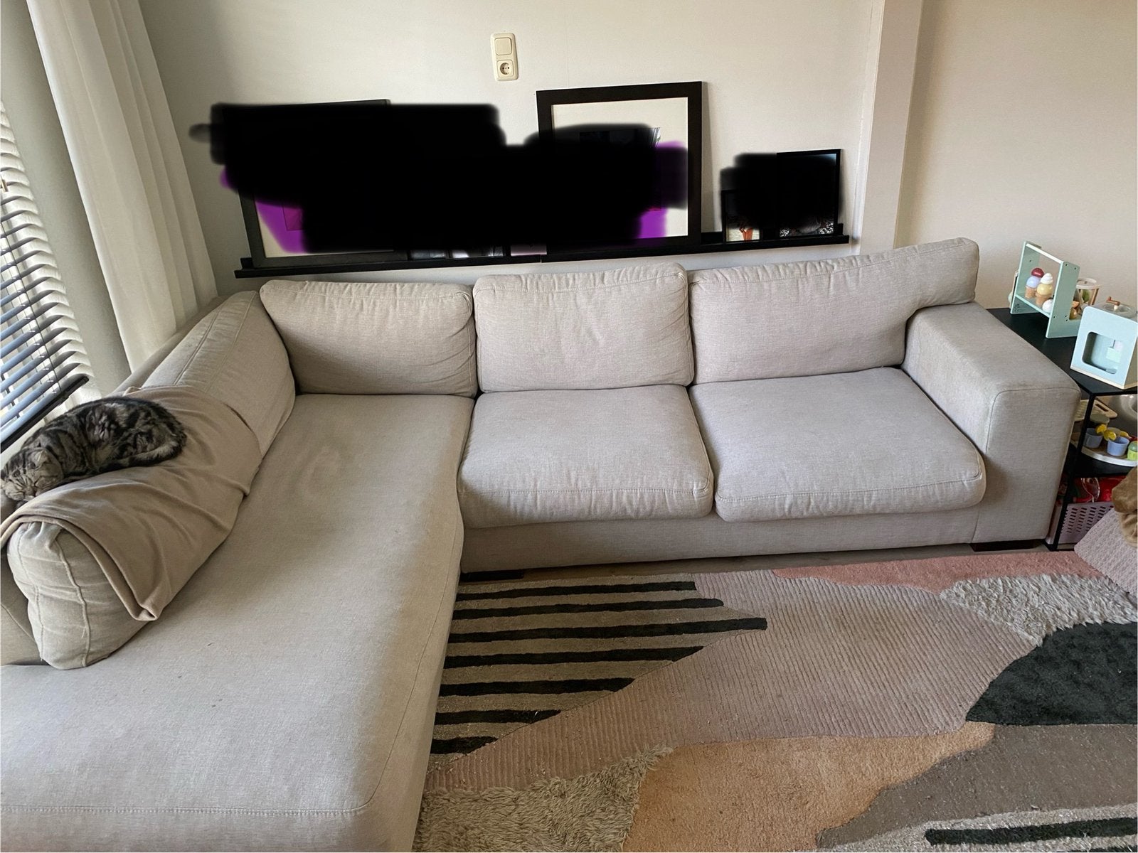 Gratis af te halen loungebank, Ophalen, Gebruikt, Stof
