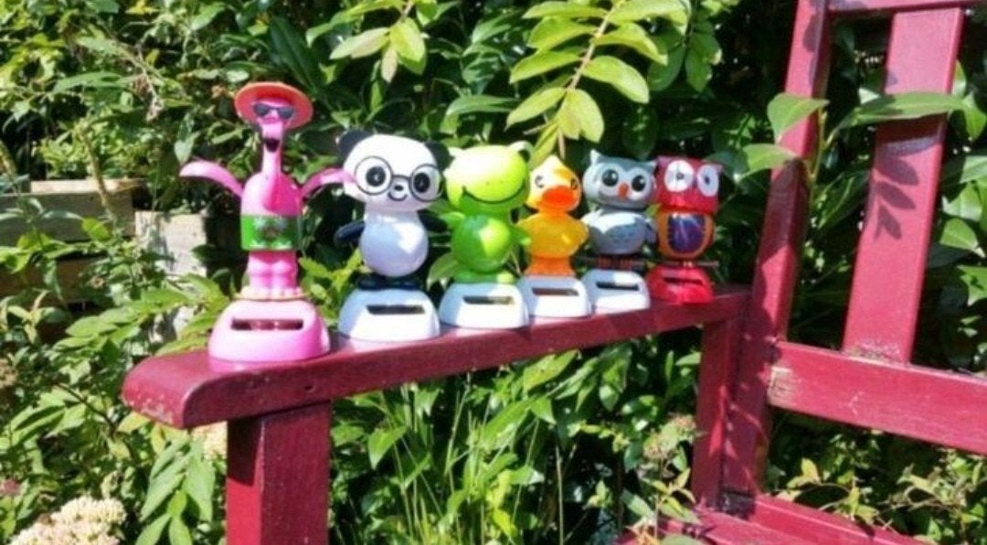 Leuke Solar Dansende Figuren - Decoratie voor Thuis/Auto, Ophalen of Verzenden, Nieuw