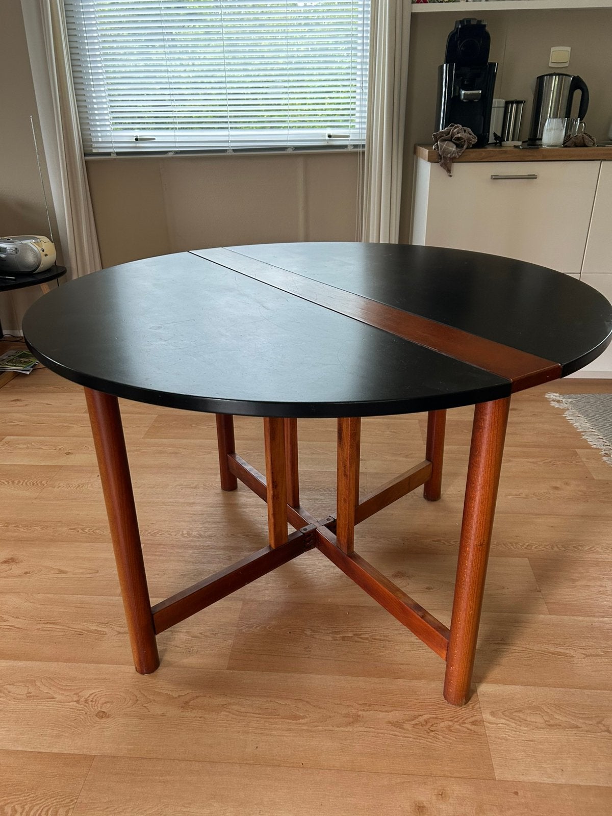Hangoortafel, Huis en Inrichting, Ophalen, Gebruikt, Klassiek, Rond