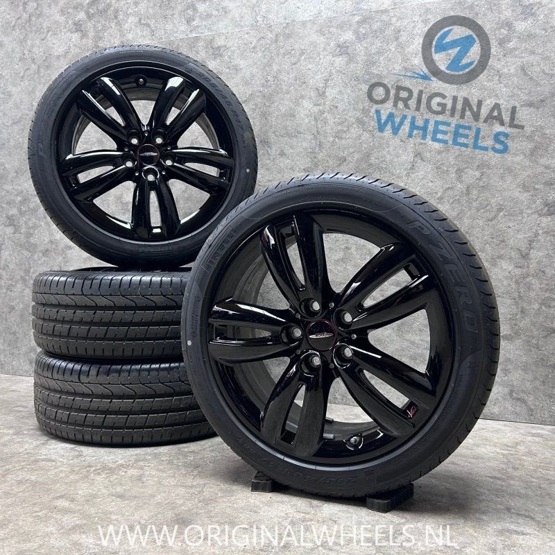 17 inch originele JCW velgen zomerbanden Mini Cooper One JCW, Auto-onderdelen, Gebruikt, -, -, Banden en Velgen