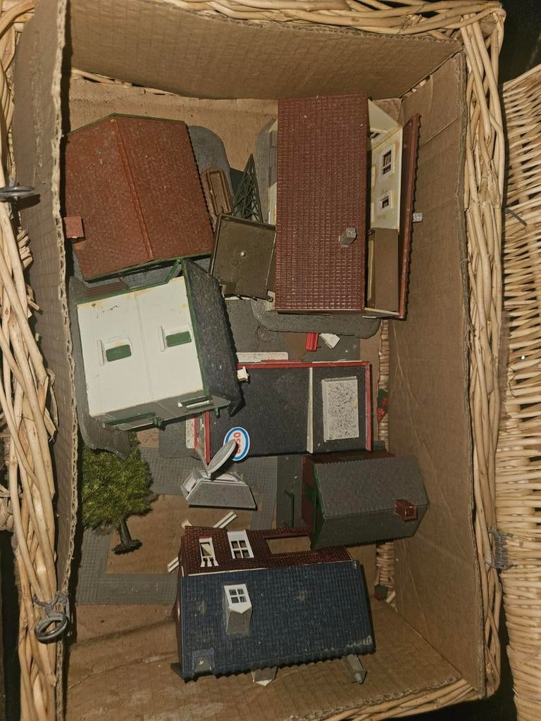 Lima modeltreinen met rails en huisjes - Gebruikt, Hobby en Vrije tijd, Modeltreinen | H0, Ophalen, Gebruikt, Treinset, Lima