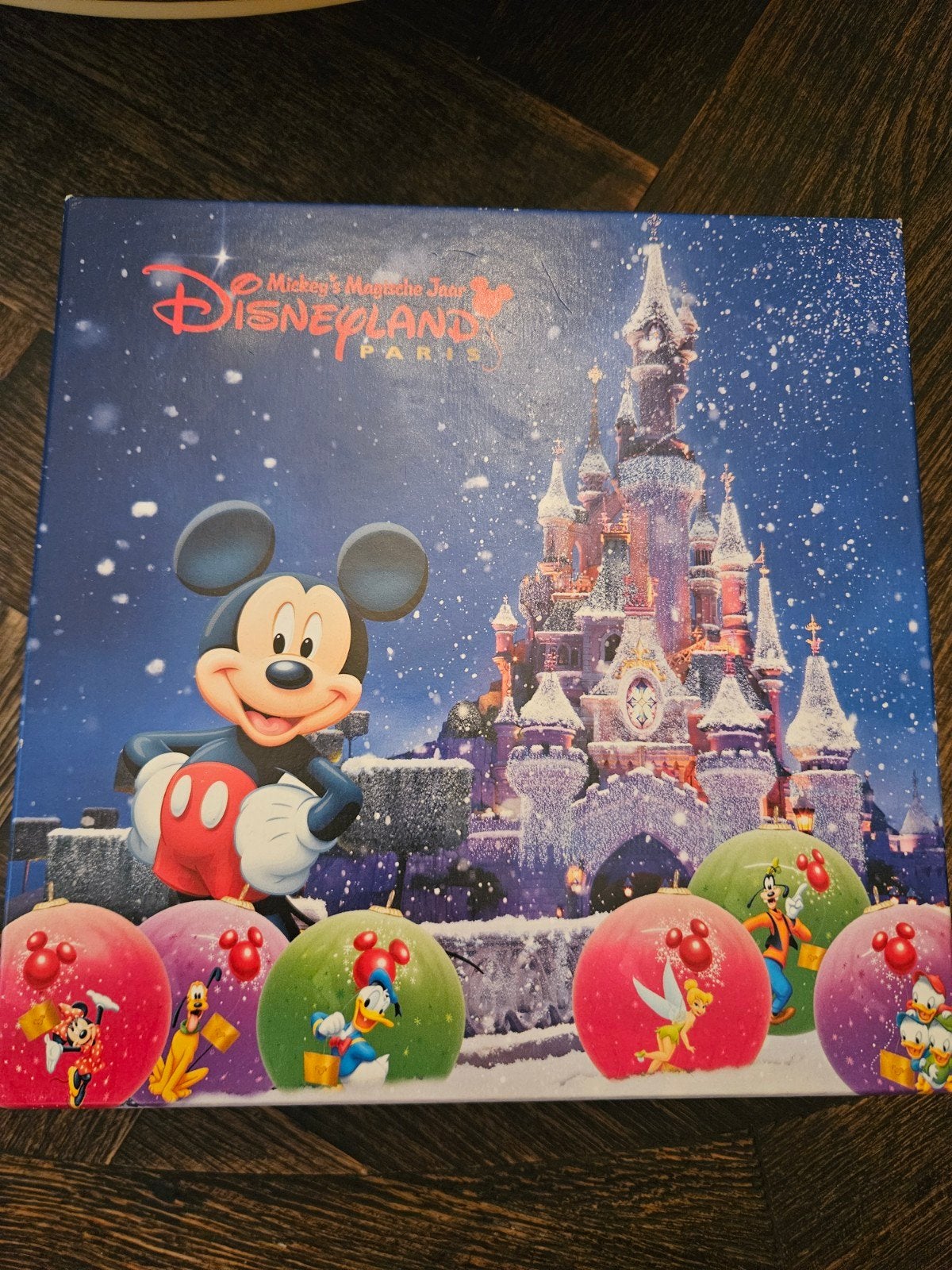 Disney Disneyland Parijs Kerstballen Set Mickey Minnie, Ophalen, Mickey Mouse, Nieuw, Overige typen