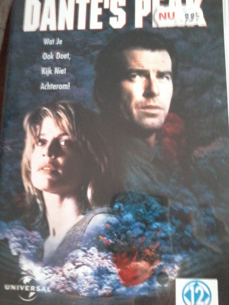 VHS Video Film Dante's peak ( Jola ), Cd's en Dvd's, Nederlands ondertiteld, Engels, Alle leeftijden, Drama