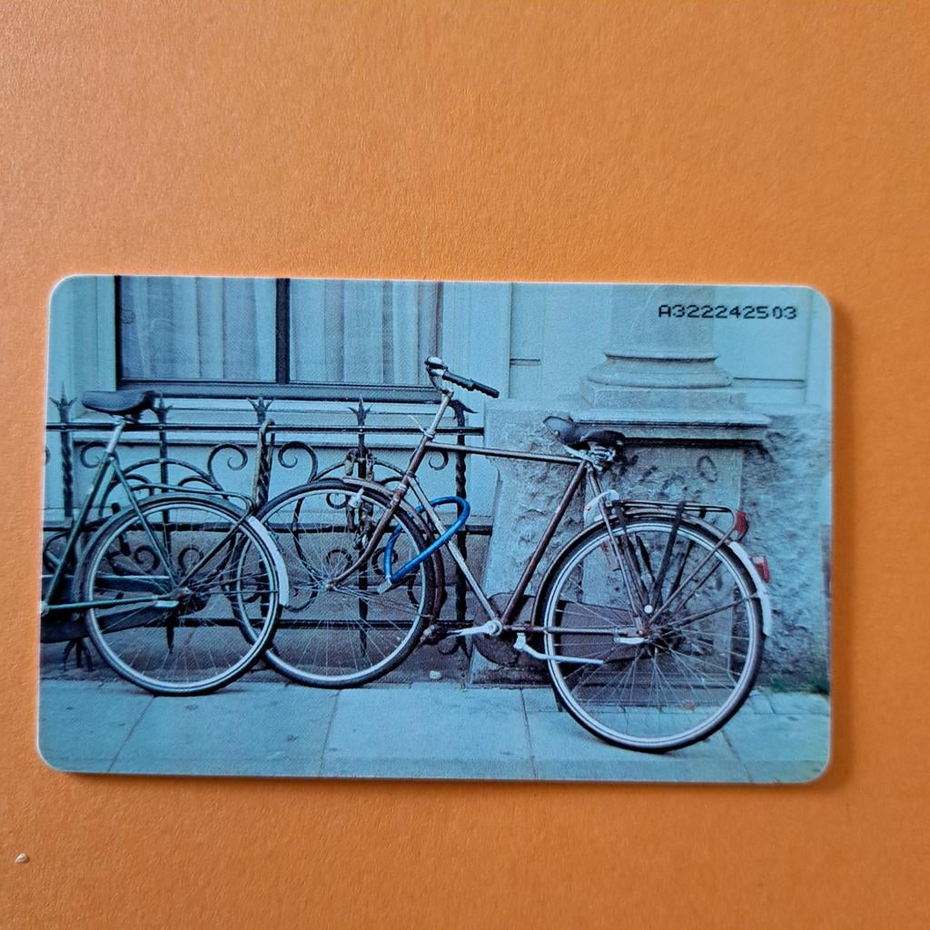 PTT Telecom telefoonkaart 25 gulden met fietsen, Verzamelen, Telefoonkaarten, Ophalen of Verzenden, Nederland