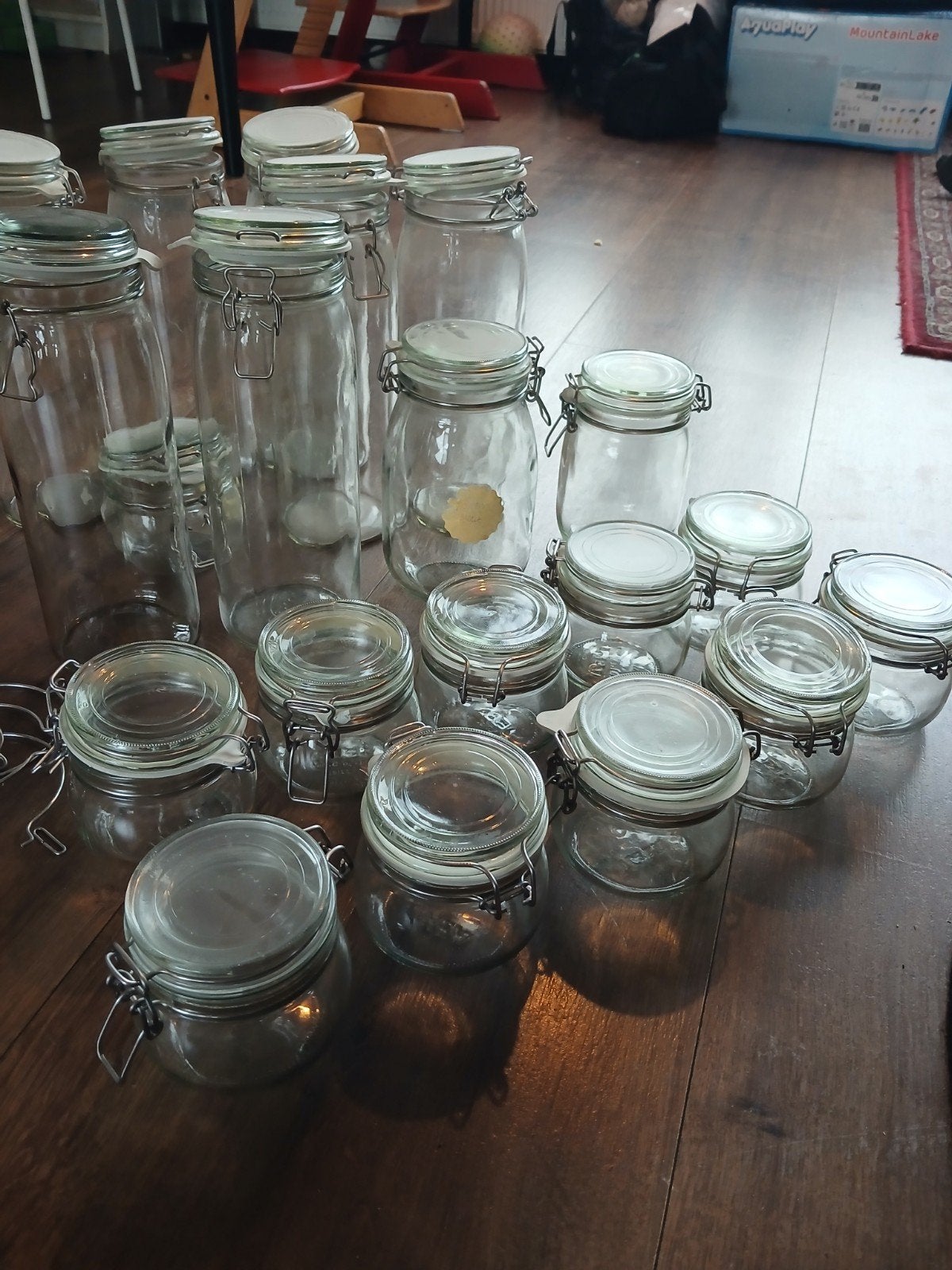20x IKEA Korken voorraadpotten glas, Ophalen, IKEA, Voorraadpot, Glas