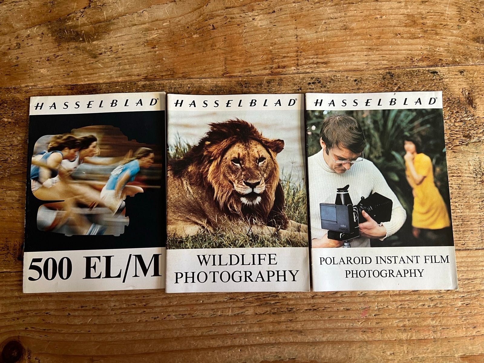 Hasselblad Gidsen & Leaflets: 500 EL/M, Wildlife, Polaroid, Ophalen of Verzenden, Gelezen, Fotografie algemeen