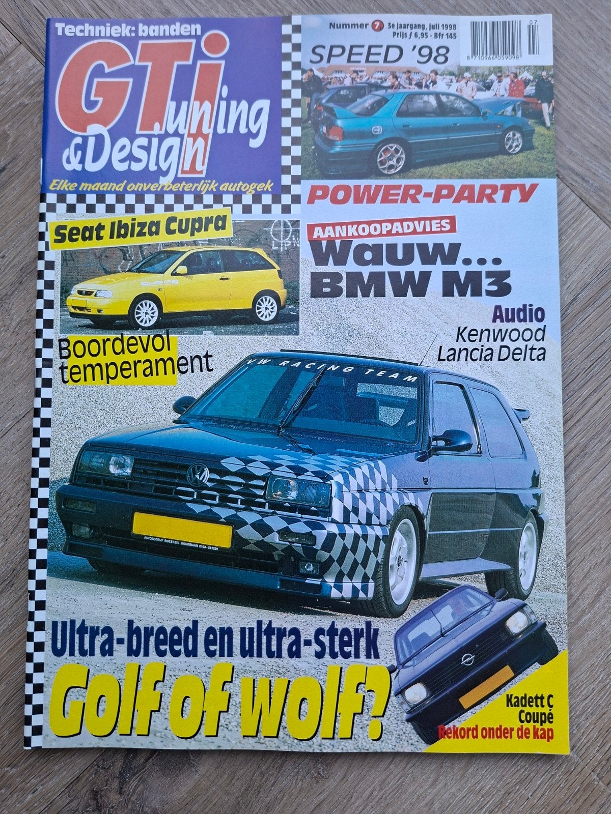 GTI Tuning & Design Magazine - Juli 1998, Ophalen of Verzenden, Gelezen, Volkswagen, Diverse auteurs