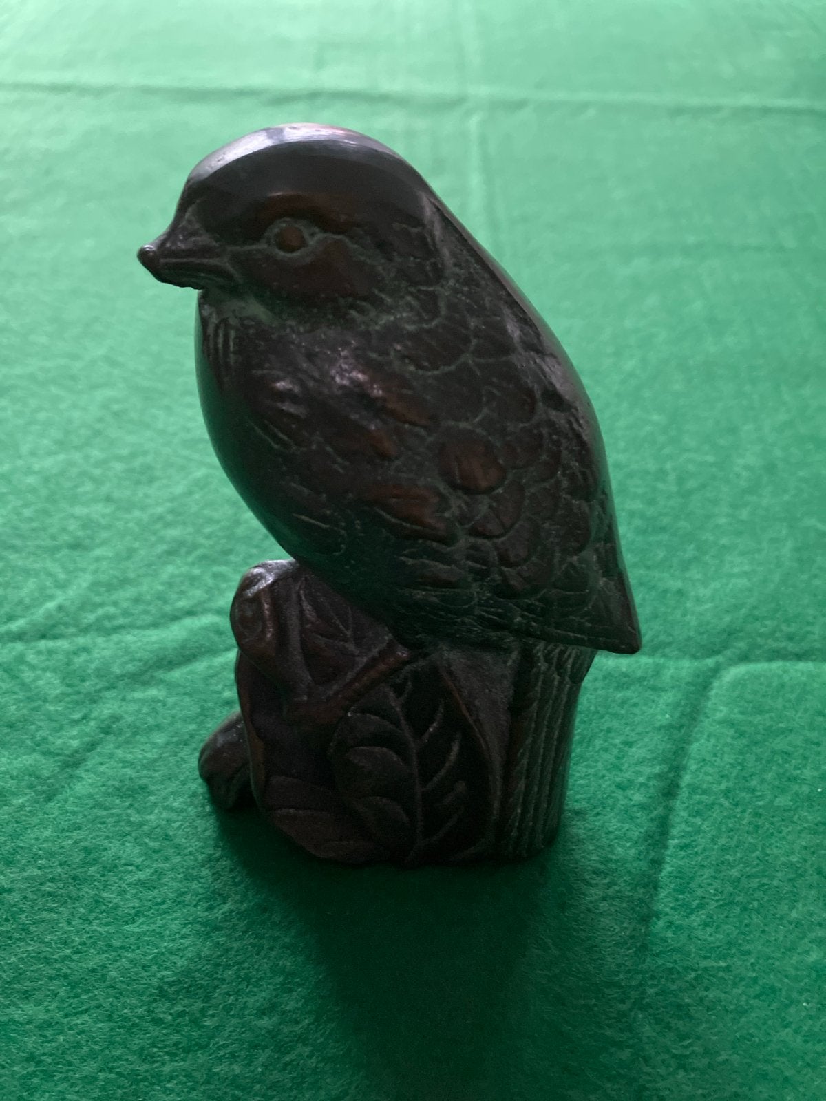 Vintage Bronzen Vogel Beeldje - Decoratief, Ophalen of Verzenden