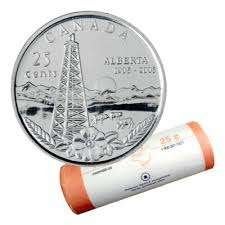 Canada - 25 cent Alberta 2005 - Unc, Ophalen of Verzenden, Noord-Amerika, Losse munt