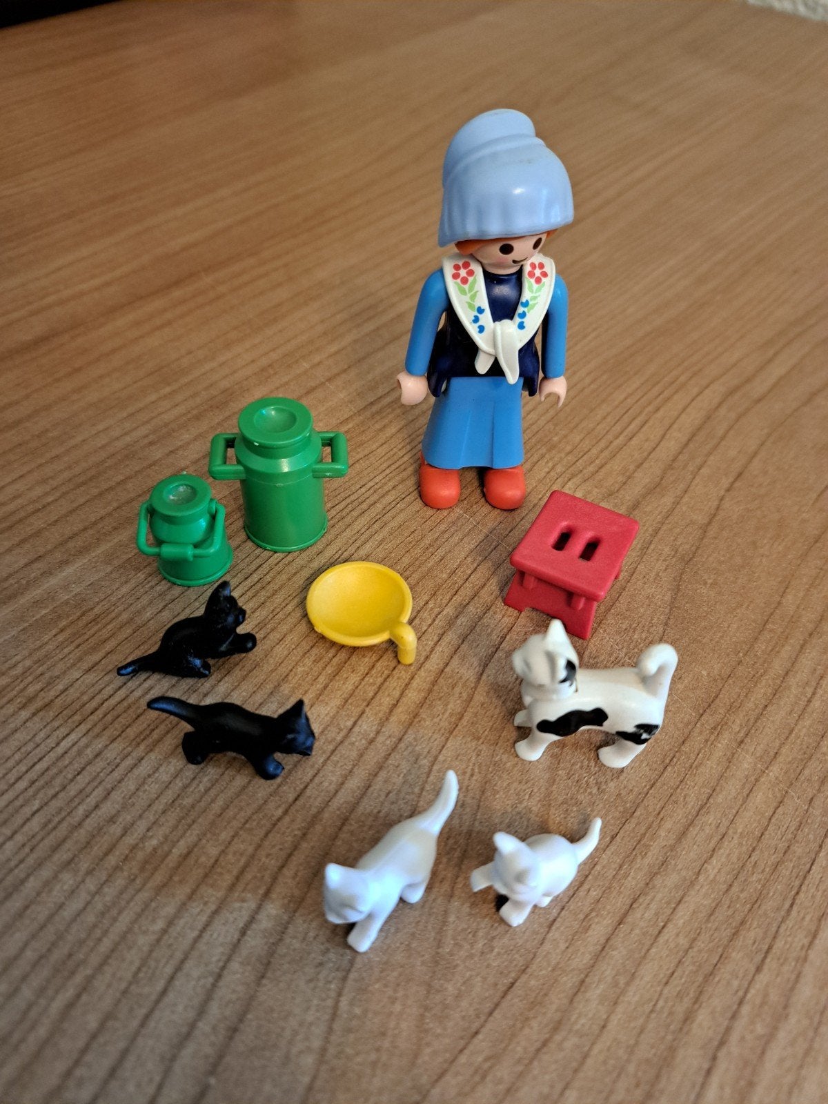 playmobil boerin met katten, Ophalen of Verzenden