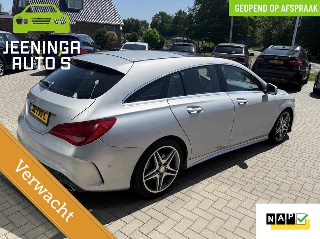 Mercedes CLA-klasse 180 Ambition AMG line|Pano|Camera|Alcant, Auto's, Mercedes-Benz, CLA, 730 kg, Gebruikt, 4 cilinders