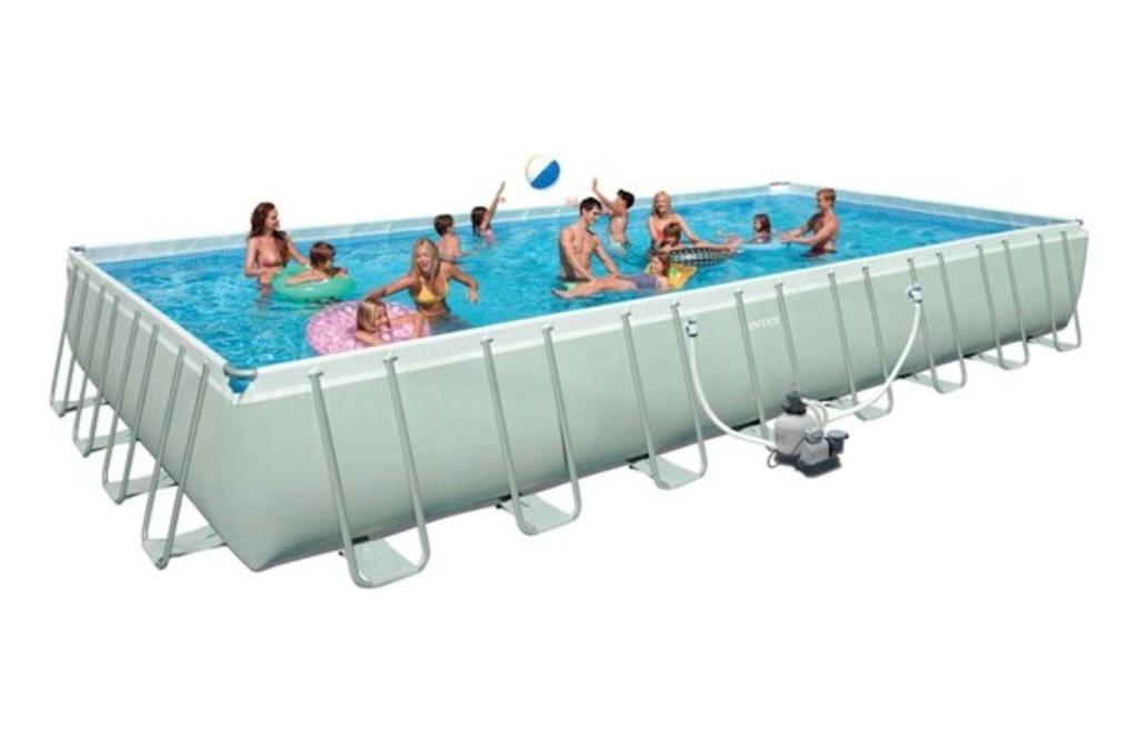 Zeer complete intex zwembad 975x488x132, 300 cm of meer, Rechthoekig, Ophalen, 120 cm of meer