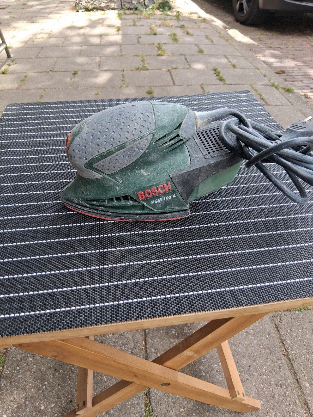 Bosch schuurmachine PSM100A super fijne machine. 20.00 euro., Doe-het-zelf en Verbouw, Gereedschap | Schuurmachines, Ophalen, Gebruikt