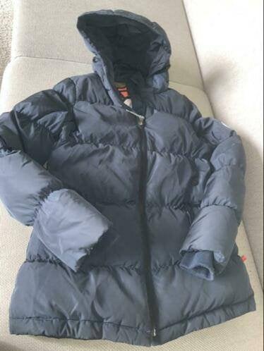 Bengh 158 164 winterjas jas navy blauw blauwe donsjas, Gebruikt, Bengh per principesse, Jas, Verzenden