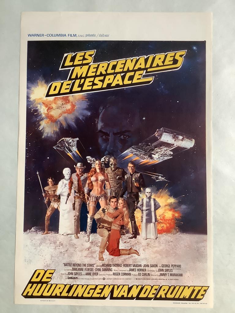 BATTLE BEYOND THE STARS  filmposter   36-54 cm, Ophalen of Verzenden, Nieuw, Film en Tv