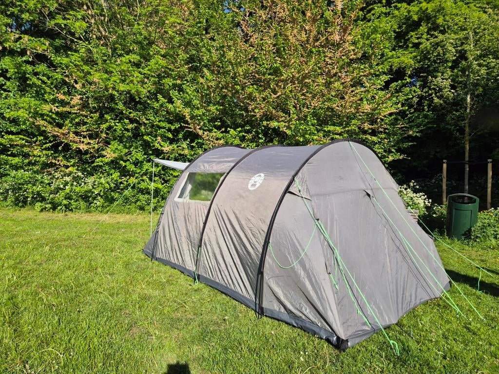 Coleman 4 p.p tunneltent - Coastline de luxe 4 personen, Ophalen of Verzenden, Zo goed als nieuw, Tot en met 6