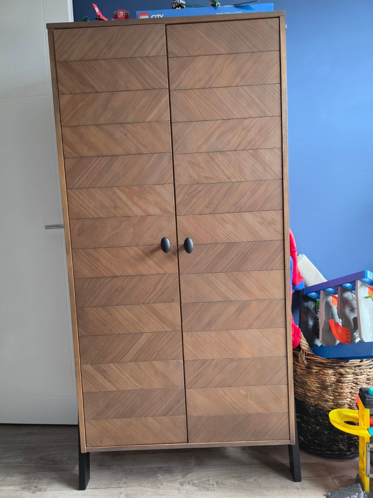 Coming Kids Kast 2-deurs Harper 180x85x55 cm, Ophalen, Met deur(en), Gebruikt, 50 tot 100 cm