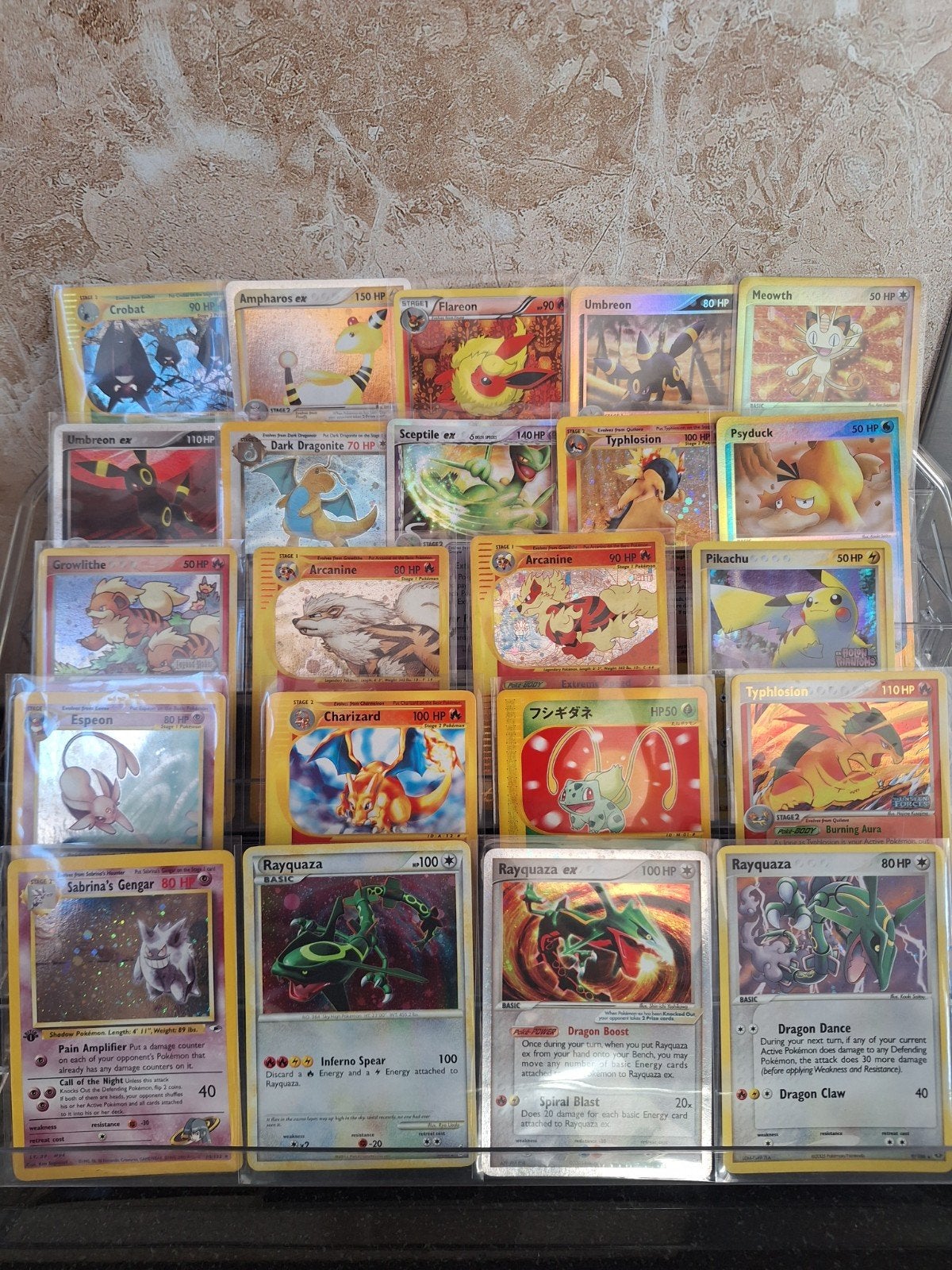 Grote verzameling vintage holo's Pokemon - Los te koop, Ophalen of Verzenden, Zo goed als nieuw, Meerdere kaarten, Foil