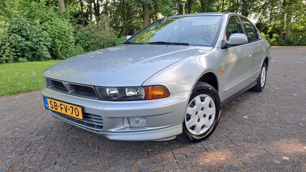 Mitsubishi Galant 2.0 GLSi aut. CLIMA ELEK RAMEN TREKHAAK, Auto's, Zwart, 4 cilinders, Metallic lak, Bedrijf